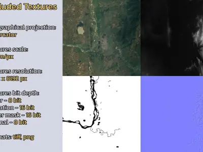 Mandalay Myanmar City Landscape 3D Model 3D model