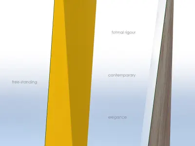 Beam Floor Mirror 3D model