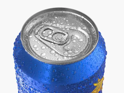  Energy Drink Can With Droplets 500ml 