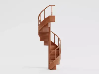 -Library Staircase- 3D model