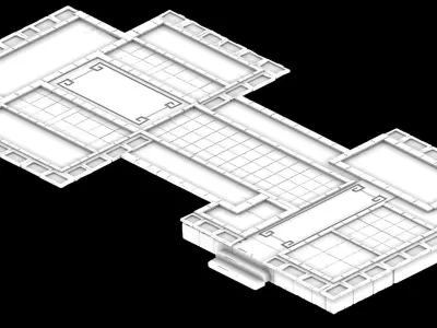 City - Xilaicheng Cemetery Floor 23 3D model