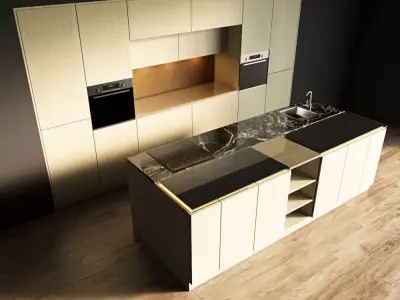 63-Kitchen3 texture 6 3D model