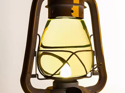 lantern model old fashioned 3D model