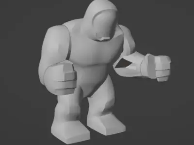 Lego Darkseid 3D print model