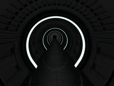 Dark Tunnel 3D model