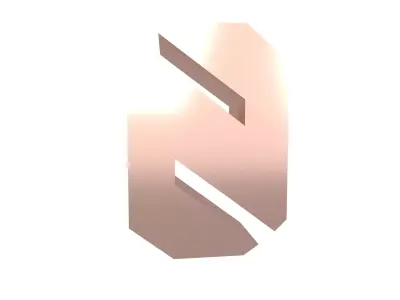 Sci-Fi Number 0 v1 011 Low-poly 3D model