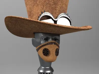 Character robot Tim-tool 3D model