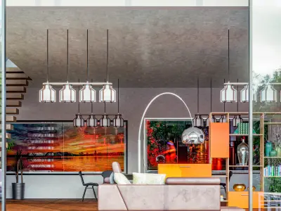 House on the lake 3D model