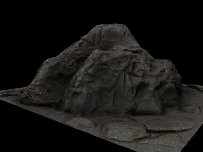 Cave Enterance 2 3D model
