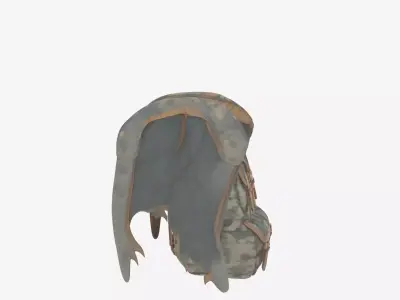 Premium 3D Gargoyle Wing Backpack Model Stone 3D model