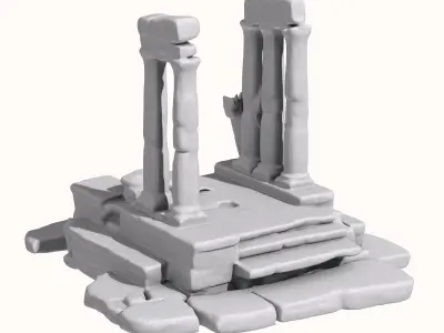 Ancient Ruins 11 3D print model