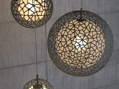 C-U C-ME Pendant Lights 3D model