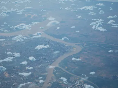 Rangoon Myanmar City Landscape 3D Model 3D model