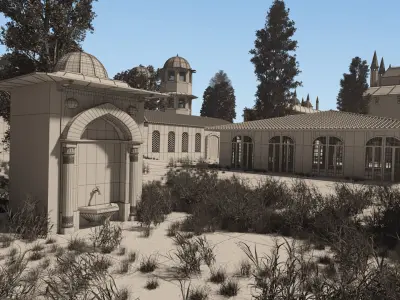 Saray-i Amire Manisa TURKIYE 3D model