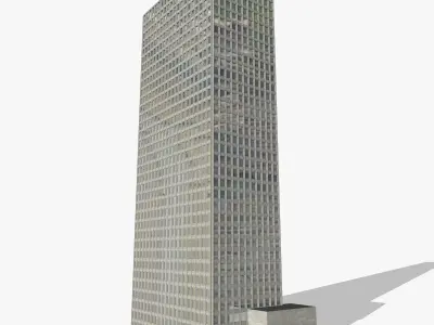 Two Skyscrapers  3D model