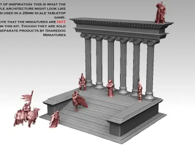 Roman Temple Builder ROYALTY FREE VERSION 3D print model