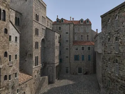 Old Town 05 3D model