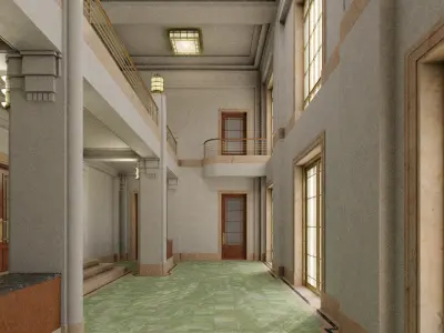 Hallway 3D model