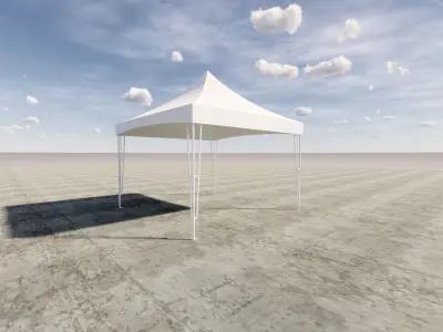 Outdoor Market Tent 3D model
