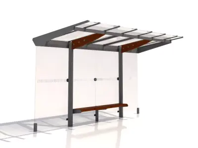 MMCite Regio 300 Bus Shelter 3D model