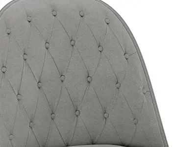 Chair with carriage coupler with low-poly vertion 3D model