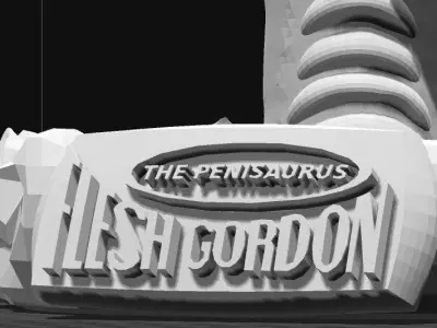 PENISAURUS from the 1974 movie parody FLESH GORDON 3D print model