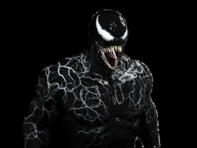 Venom Low-poly 3D model