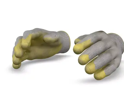 Construction Site Props Pack Low-poly 3D model