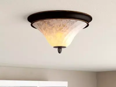 Rosalinda 2 - Light Bowl Flush Mount Free 3D model