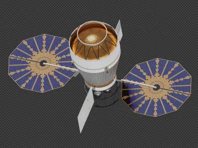 NASA Cryogenic Propulsion Stage 3D model
