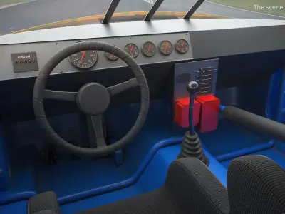  Chevrolet Monte Carlo SS Nascar Racing Coupe Rigged 