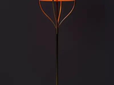 Lighting floor lamp with shade 3D model