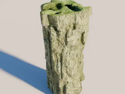 Rock 7 Low-poly 3D model