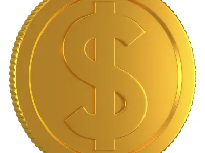 Coins Collection 01 3D model