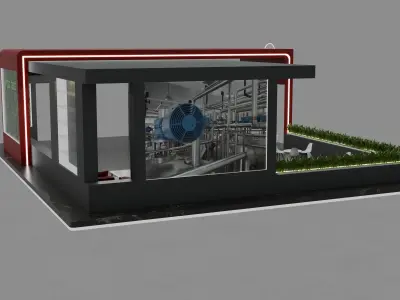 Exhibition Stand 3D model