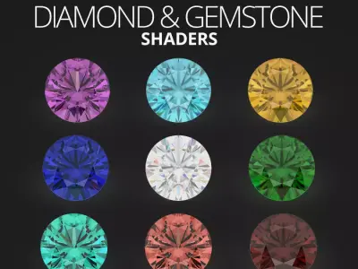 3ds Max with V-Ray Scene Settings for Jewelry 3D Rendering 3D model