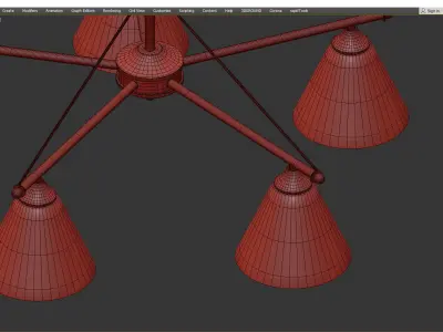 Arte Lamp COPTER Low-poly 3D model