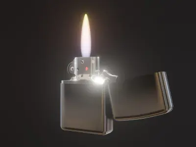 Zippo lighter 3D model