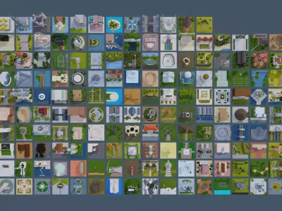 Landmarks of the World A to Z 3D Model Pack