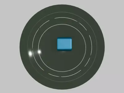 Moon And Stars Wax Warmer Low-poly 3D model