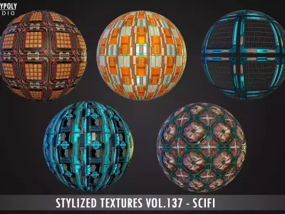 Scifi Vol 137 - Stylized Textures Texture