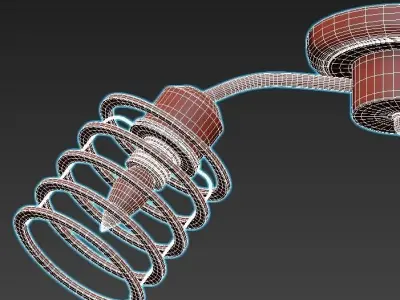 vitaluce-v4916-1-3pl three light ceiling fixture 3D model