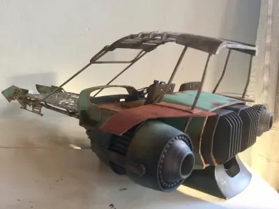 Star Wars Jakku Scavenger Speeder 3D print model