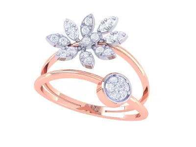  Women Ring MTL 3dm STL OBJ FBX Details 3D print model buy