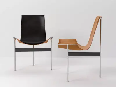 T-Chairs three chairs 3D model
