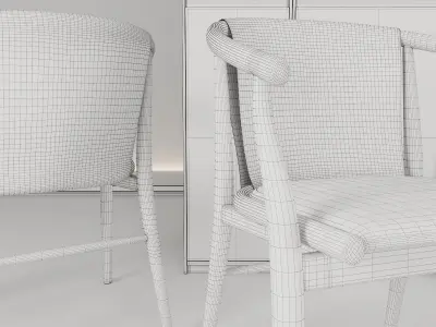 Chair Jens SJ61B 3D model