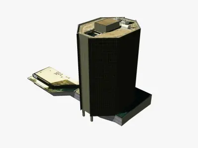 133 Mary Street Low-poly 3D model