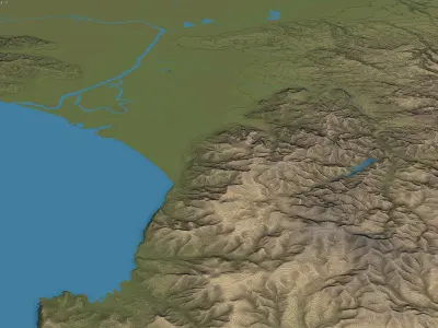 Sapporo Low-poly 3D model