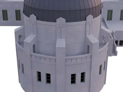 Griffith Observatory 3D model