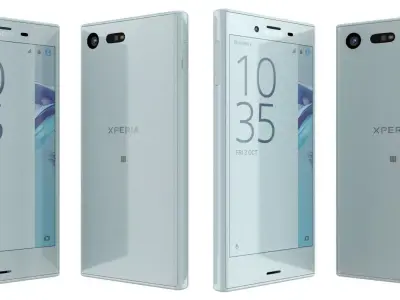 Sony Xperia X Compact Mist blue 3D model